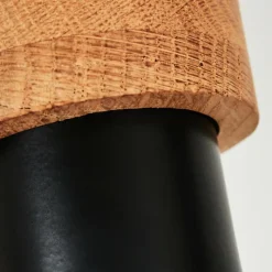 Lampes Industrielles-hofstein Applique murale Harran Chrome, Noir, 1 lumière