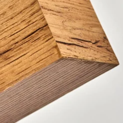 Style Boho-Chic-hofstein Applique murale Heimola Brun, Couleur bois, 1 lumière