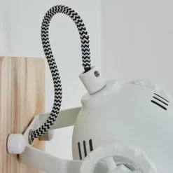 Lampes Industrielles-hofstein Applique murale Herford Écru, Blanc, 1 lumière