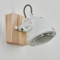 Lampes Industrielles-hofstein Applique murale Herford Écru, Blanc, 1 lumière