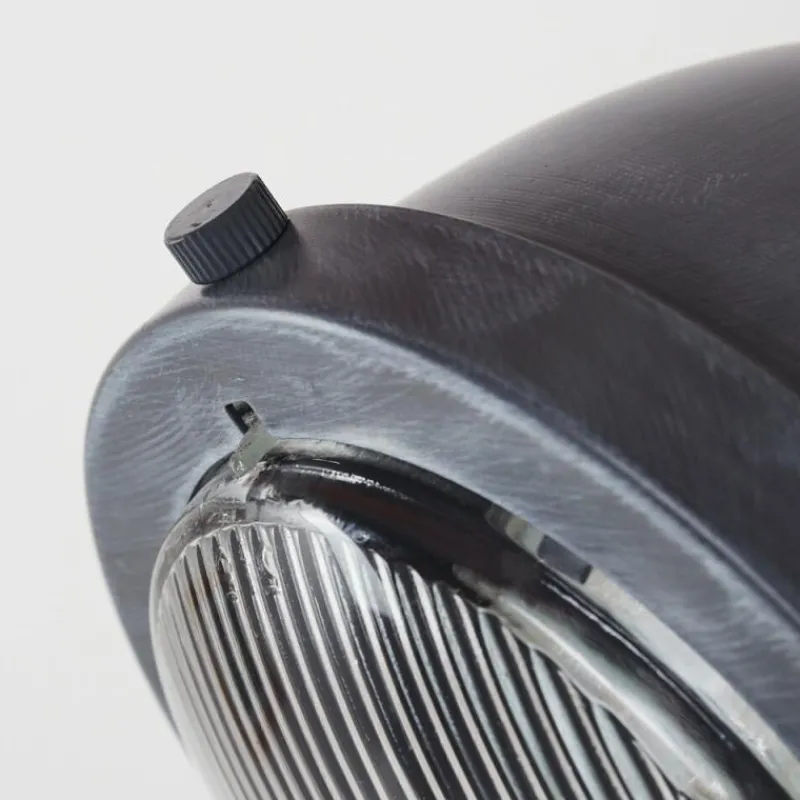 Lampes Industrielles-hofstein Applique murale Herford Gris, Bois foncé, 1 lumière