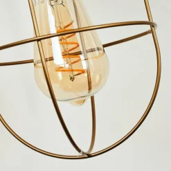 Lampes Vintages & Rétros-hofstein Applique murale Hodne Brun, Noir, 1 lumière