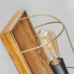 Lampes Dorées-hofstein Applique murale Hodne Écru, Noir, 1 lumière