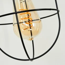 Lampes Vintages & Rétros-hofstein Applique murale Hodne Noir, 1 lumière