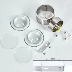 hofstein Applique murale Sapri Nickel mat, 1 lumière