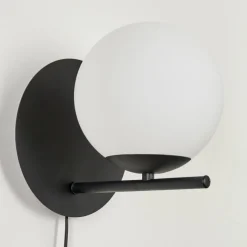 hofstein Applique murale Hogatza Noir, 1 lumière