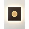 Lampes Dorées-Luminaires Holländer Applique murale Holländer LUNA LED Brun, Or, Noir, 1 lumière