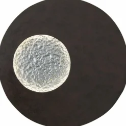 Luminaires Holländer Applique murale Holländer LUNA LED Brun, Noir, Argenté, 1 lumière* Appliques