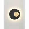 Lampes Dorées-Luminaires Holländer Applique murale Holländer LUNA LED Brun, Or, Noir, 1 lumière