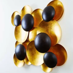 Lampes Dorées-Luminaires Holländer Applique murale Holländer BOLLADARIA LED Or, Noir, 9 lumières