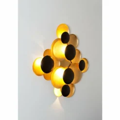 Lampes Dorées-Luminaires Holländer Applique murale Holländer BOLLADARIA LED Brun, Or, Noir, 9 lumières