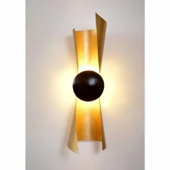 Lampes Dorées-Luminaires Holländer Applique murale Holländer PIANETA Or, 2 lumières