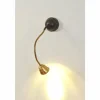 Lampes Dorées-Luminaires Holländer Applique murale Holländer SNAIL TWO Brun, Or, Noir, 1 lumière