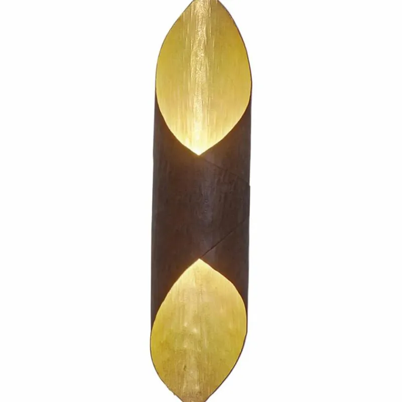 Lampes Dorées-Luminaires Holländer Applique murale Holländer ORGANO Brun, Or, Noir, 2 lumières