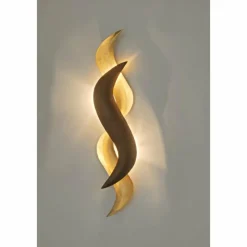 Lampes Dorées-Luminaires Holländer Applique murale Holländer CORALLO Brun, Or, Noir, 4 lumières