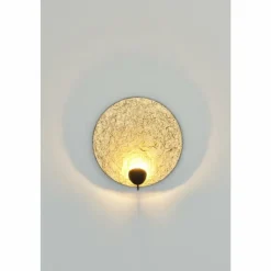 Lampes Dorées-Luminaires Holländer Applique murale Holländer TRAVERSA Brun, Or, Noir, 1 lumière