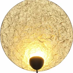 Lampes Dorées-Luminaires Holländer Applique murale Holländer TRAVERSA Brun, Or, Noir, 1 lumière