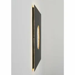 Luminaires Holländer Applique murale Holländer LUNA QUADRAT GROSS LED Brun, Noir, Argenté, 1 lumière* Éclairage Led