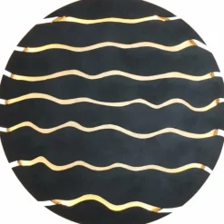 Lampes Dorées-Luminaires Holländer Applique murale Holländer ONDATA LED Brun, Or, Noir, 1 lumière