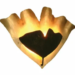 Lampes Dorées-Luminaires Holländer Applique murale Holländer GINKGO Brun, Or, 2 lumières