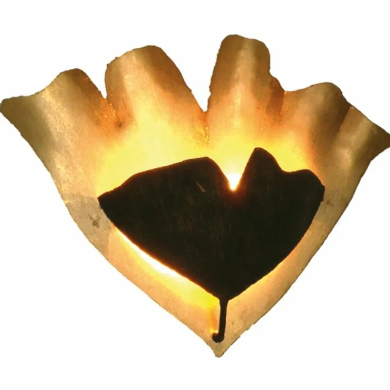 Lampes Dorées-Luminaires Holländer Applique murale Holländer GINKGO Brun, Or, 2 lumières