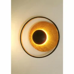 Lampes Dorées-Luminaires Holländer Applique murale Holländer SATELLITE Brun, Or, Noir, 4 lumières