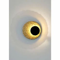 Lampes Dorées-Luminaires Holländer Applique murale Holländer INFINITY LED Or, Noir, 1 lumière