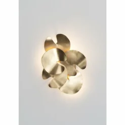 Luminaires Rustiques-Luminaires Holländer Applique murale Holländer CONTROVERSIA LED Or, 5 lumières