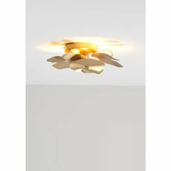 Luminaires Rustiques-Luminaires Holländer Applique murale Holländer CONTROVERSIA LED Or, 5 lumières