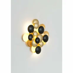 Lampes Dorées-Luminaires Holländer Applique murale Holländer BOLLADARIA GRANDE LED Brun, Or, Noir, 6 lumières