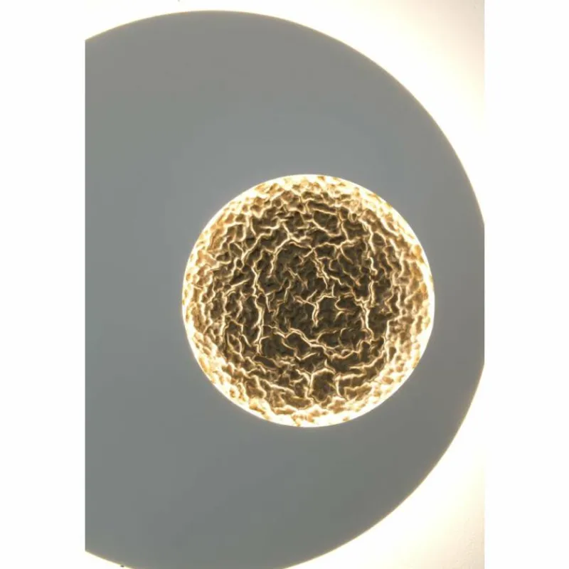 Lampes Dorées-Luminaires Holländer Applique murale Holländer LUNA LED Or, Gris, 2 lumières