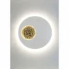 Lampes Dorées-Luminaires Holländer Applique murale Holländer LUNA LED Or, Blanc, 2 lumières