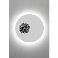 Luminaires Holländer Applique murale Holländer LUNA LED Argenté, Blanc, 2 lumières* Éclairage Led
