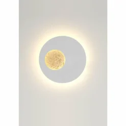 Lampes Dorées-Luminaires Holländer Applique murale Holländer LUNA LED Or, Blanc, 2 lumières