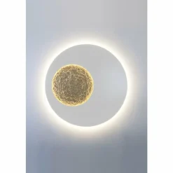 Lampes Dorées-Luminaires Holländer Applique murale Holländer LUNA LED Or, Blanc, 2 lumières