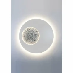 Luminaires Holländer Applique murale Holländer LUNA LED Argenté, Blanc, 2 lumières* Éclairage Led