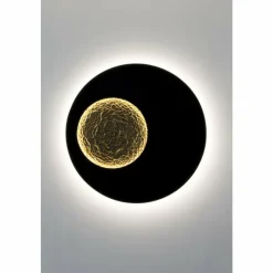 Lampes Dorées-Luminaires Holländer Applique murale Holländer LUNA LED Brun, Or, Noir, 2 lumières