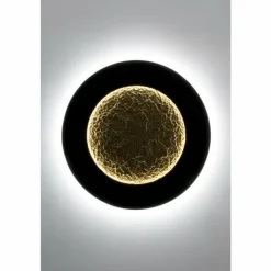 Lampes Dorées-Luminaires Holländer Applique murale Holländer LUNA LED Brun, Or, Noir, 2 lumières