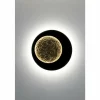 Lampes Dorées-Luminaires Holländer Applique murale Holländer PLENILUNIO LED Brun, Or, Noir, 2 lumières