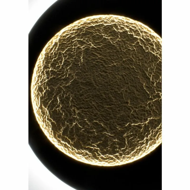 Lampes Dorées-Luminaires Holländer Applique murale Holländer PLENILUNIO LED Brun, Or, Noir, 2 lumières