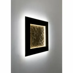 Lampes Dorées-Luminaires Holländer Applique murale Holländer PLENILUNIO LED Brun, Or, Noir, 2 lumières