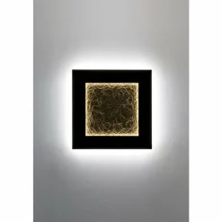 Lampes Dorées-Luminaires Holländer Applique murale Holländer PLENILUNIO LED Brun, Or, Noir, 2 lumières