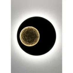 Lampes Dorées-Luminaires Holländer Applique murale Holländer LUNA LED Brun, Or, Noir, 2 lumières