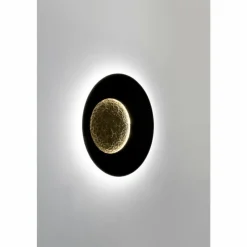 Lampes Dorées-Luminaires Holländer Applique murale Holländer LUNA LED Brun, Or, Noir, 2 lumières