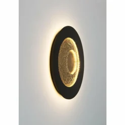 Lampes Dorées-Luminaires Holländer Applique murale Holländer URANO LED Brun, Or, Noir, 3 lumières