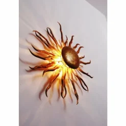 Lampes Dorées-Luminaires Holländer Applique murale Holländer Sonne Or, Laiton, 2 lumières