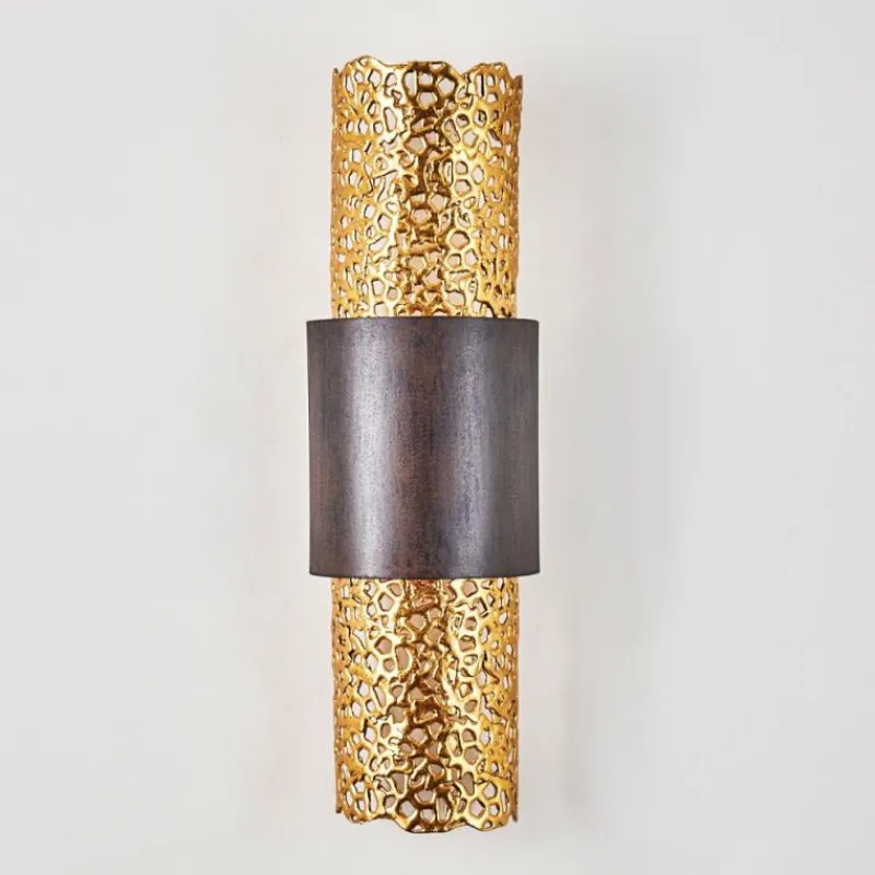 Lampes Dorées-hofstein Applique murale Holländer PALAZZO Or, Laiton, 2 lumières