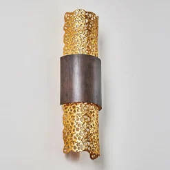 Lampes Dorées-hofstein Applique murale Holländer PALAZZO Or, Laiton, 2 lumières