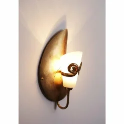 Luminaires Holländer Applique murale Holländer DOPPIONE Or, Laiton, 1 lumière