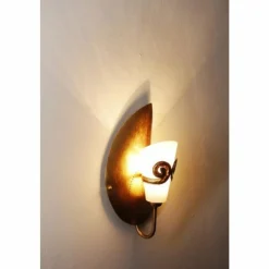 Luminaires Holländer Applique murale Holländer DOPPIONE Or, Laiton, 1 lumière